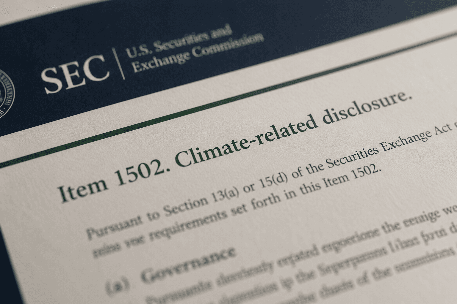 SEC climate disclosure rules: what they mean for ESG jobs in 2026